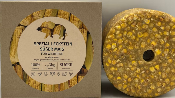 Wildlutscher Spezial Leckstein süßer Körnermais | bindet und lenkt Wild
