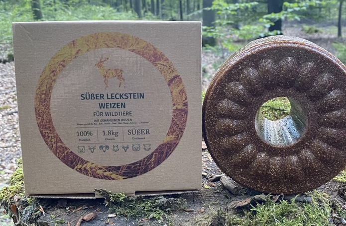 Wildutscher Leckstein Süßer Weizen | bindet und lenkt Wild