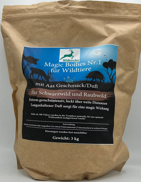 Wildlutscher Magic Boilies Nr.1 Aas Duft |lockt und lenkt Wild